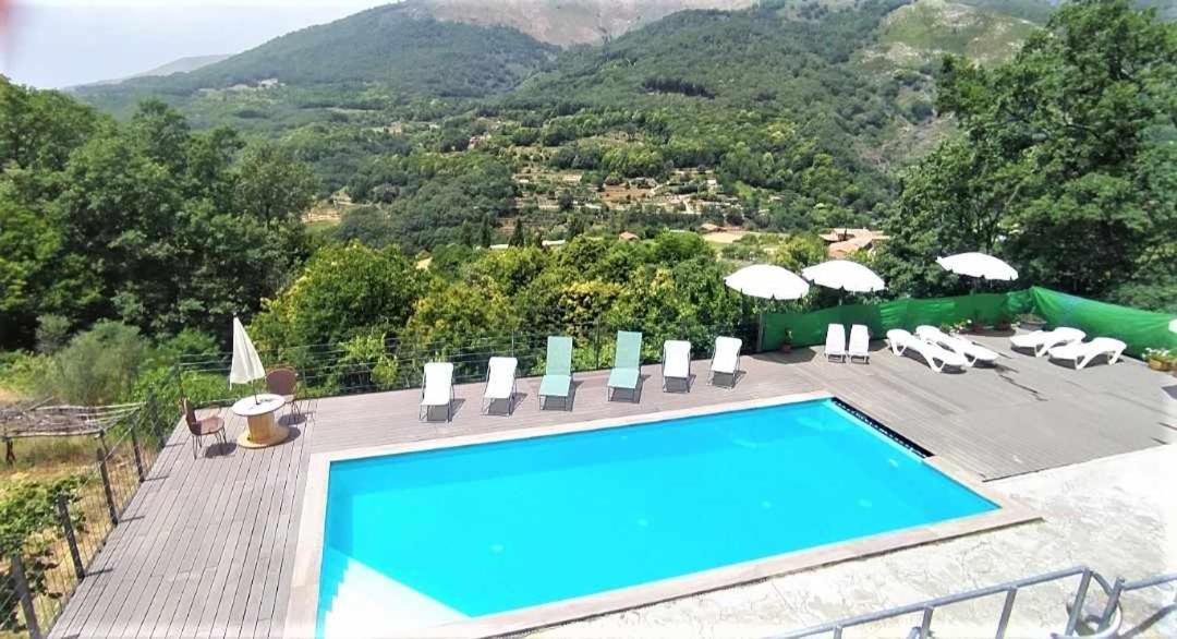La Rosa y El Pastor Bonitos Apartamentos Rurales con vistas a la Montaña Guijo de Santa Bárbara Habitación foto